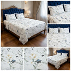 Premium  120 by 120 inch Super King Bedsheet Set – Jumbo Size | 100% Cotton Comfort