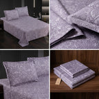 Cotton Printed Flat Bedsheet Set with 2 Pillow Covers