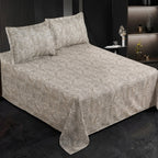 Cotton Printed Flat Bedsheet Set with 2 Pillow Covers