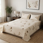 350 Thread Count Pure Cotton Floral Bedsheet Set King size