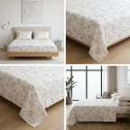 350 Thread Count Pure Cotton Floral Bedsheet Set King size