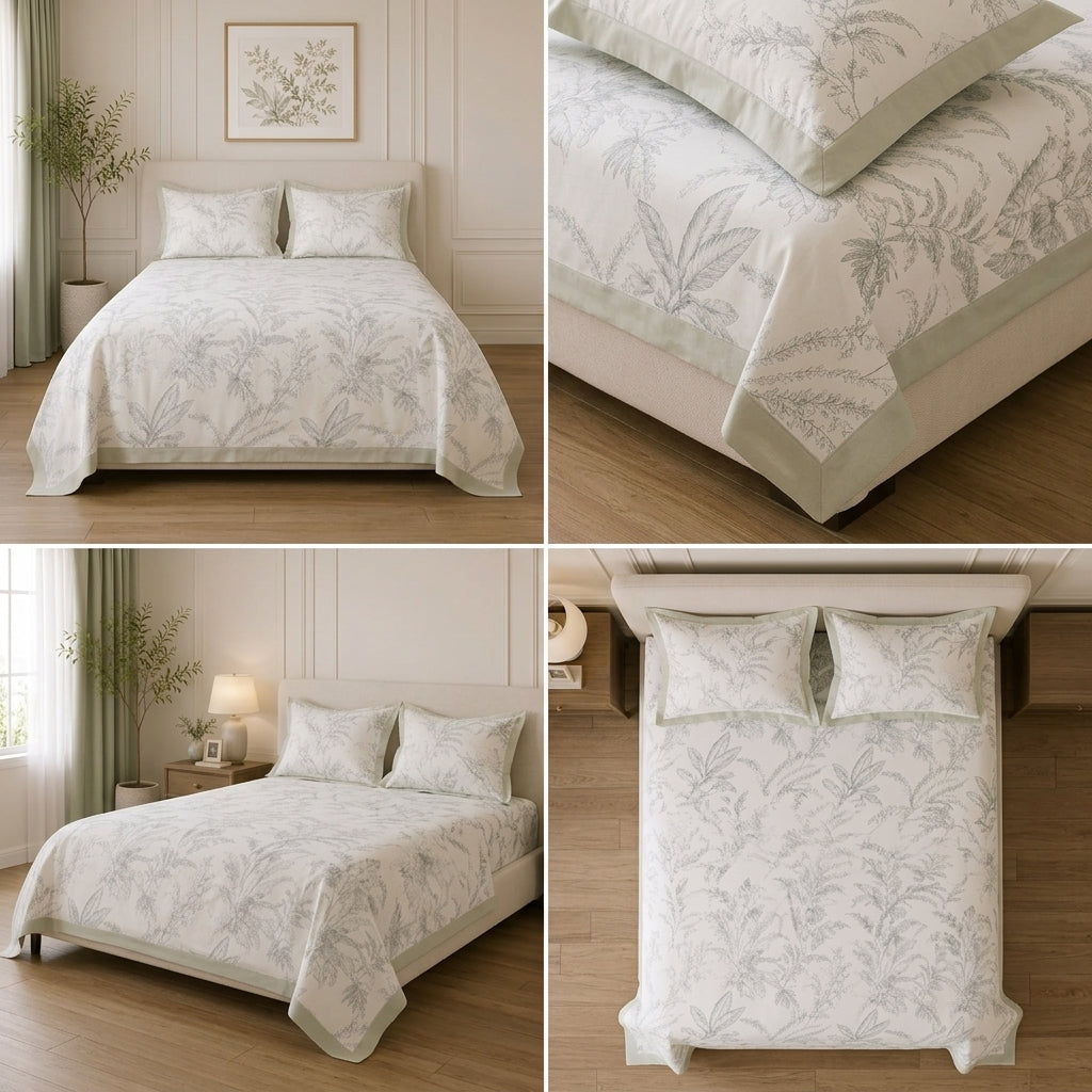 350 Thread Count Pure Cotton Floral Bedsheet Set King size