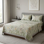 350 Thread Count Pure Cotton Floral Bedsheet Set King size