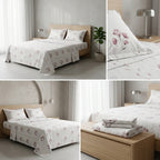 Premium Jumbo Bedsheet – 120 x 120 Inches | Super King 100 % Pure Cotton Size Product Code :- 55B138RKEH