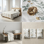 Premium Jumbo Bedsheet – 120 x 120 Inches | Super King 100 % Pure Cotton Size Product Code :- 55B138RKEH
