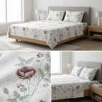 Premium Jumbo Bedsheet – 120 x 120 Inches | Super King 100 % Pure Cotton Size Product Code :- 55B138RKEH