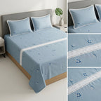 Premium Embroidered King Size Bedcover Set