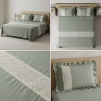 Elegant Colors King Size Bedcover Set