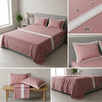 Premium Embroidered King Size Bedcover Set