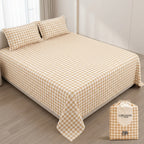 English Gingham Checks Bedsheet | King Size