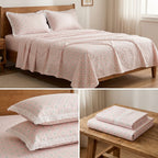 Luxury Floral King Size Bedsheet with Lace Pillow Covers Product Code:- 55B1150RKEH