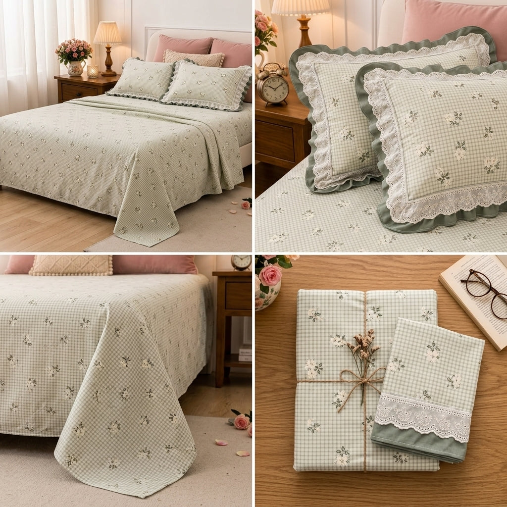 English Floral King Size Bedsheet Set | King Size - 55B125RKEH