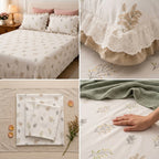 English Floral King Size Bedsheet Set | King Size - 55B125RKEH