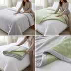 ✨ Luxury AC Reversible Blanket – Queen Size | Ultra Soft Double-Sided Comfort ✨