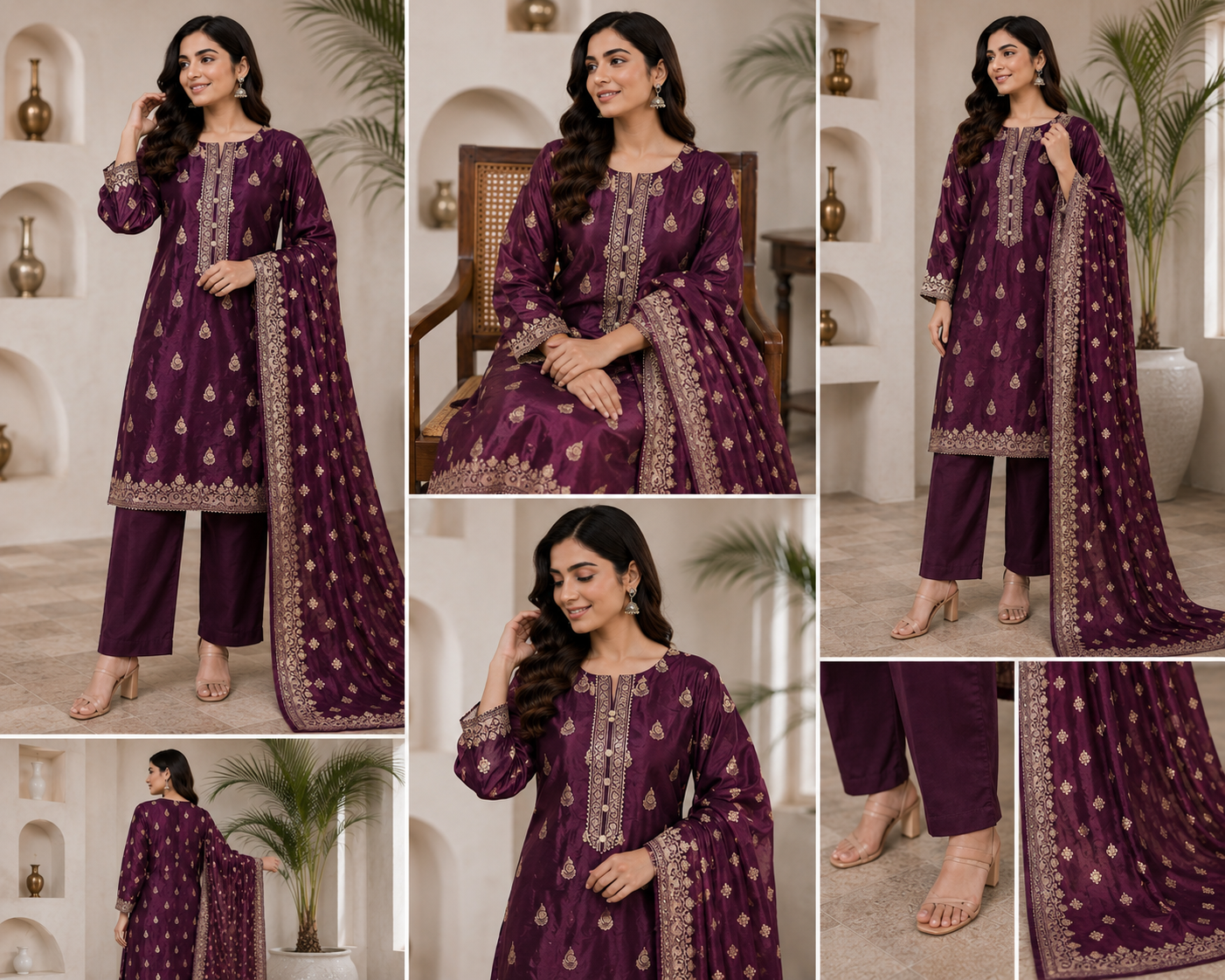 Morni 3-Piece Unstitched Suit ✨