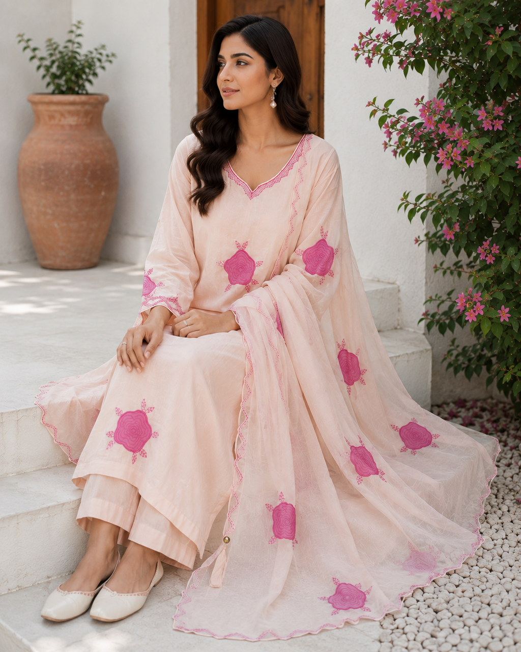 Laleh 3-Piece Stitched Suit 🌷