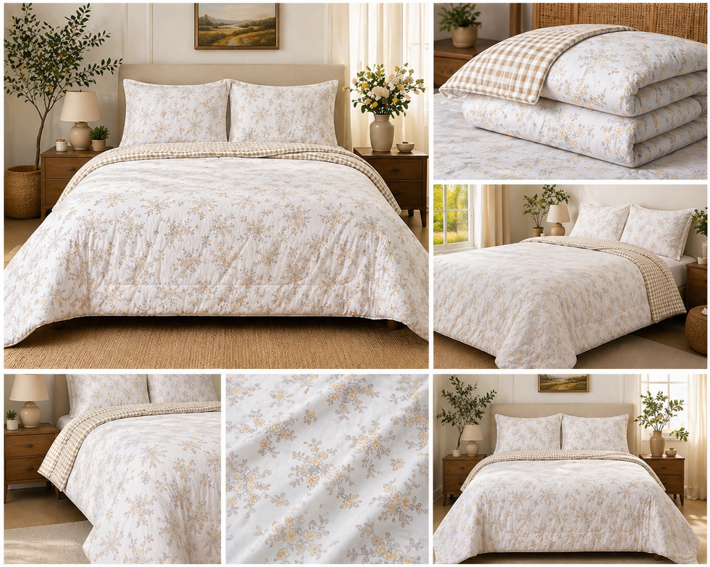 Reversible Comforter King Size for Double Bed – Luxury, Style &amp; All-Season Comfort