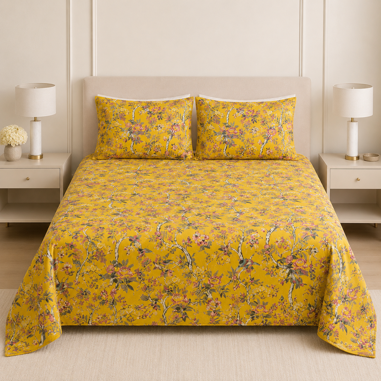 Ajrakh Cotton Bedsheet – King Size 120 x 120 Inches Product Code :- 55B156RKEH