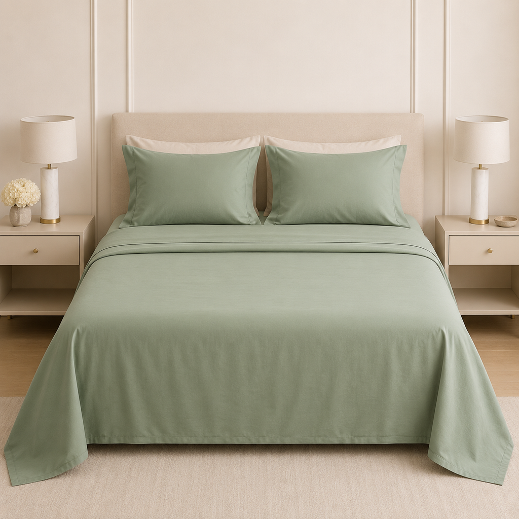 Jumbo Plain Bedsheet Set – Soft & Elegant Everyday Comfort 120 x 108 inch Product Code :- 55B125RKEH