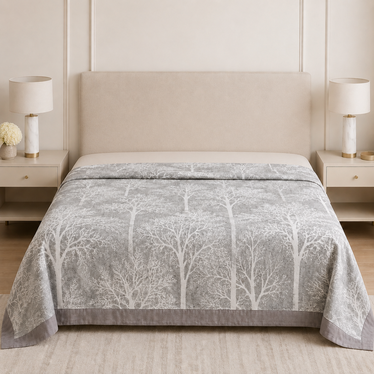 ✨ Natural Fiber Cotton Top Sheet – Soft & Elegant Everyday Comfort ✨Product Code :- 55B155RKEH