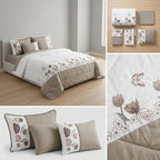 Summer 6 Pcs AC Comforter Set Product Code :- 55B298RKEH