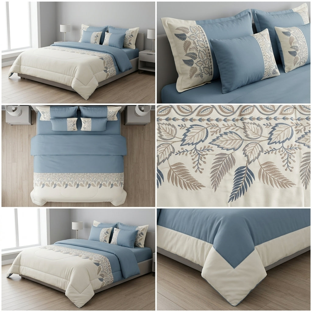 Summer 6 Pcs AC Comforter Set Product Code :- 55B298RKEH