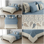 Summer 6 Pcs AC Comforter Set Product Code :- 55B298RKEH