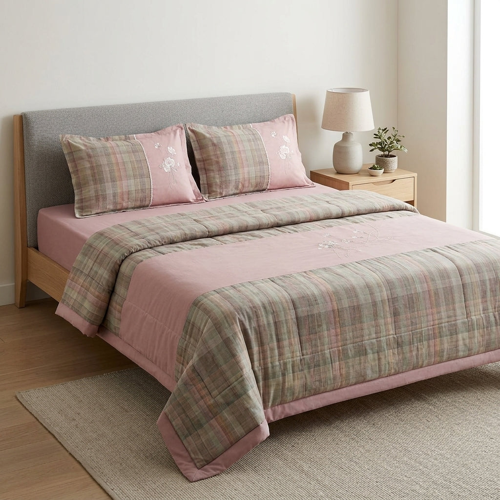 ✨  Luxury Fine Quality Pure Cotton  – 4 Piece Luxury Bedding Collection ✨