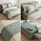 ✨  Luxury Fine Quality Pure Cotton  – 4 Piece Luxury Bedding Collection ✨