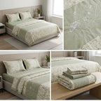 ✨  Luxury Fine Quality Pure Cotton  – 4 Piece Luxury Bedding Collection ✨