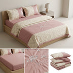 ✨  Luxury Fine Quality Pure Cotton  – 4 Piece Luxury Bedding Collection ✨