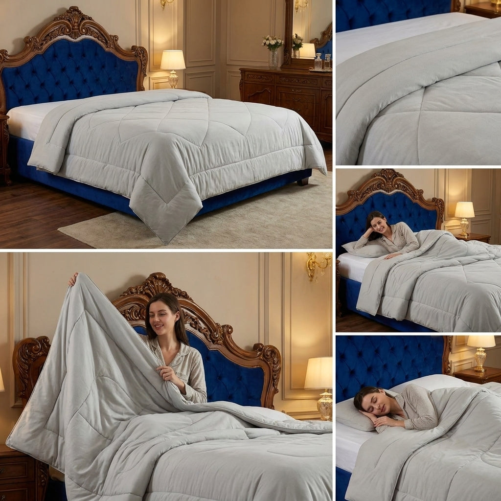 Luxe Bamboo Fabric AC Quilt – Royal Comfort Redefined