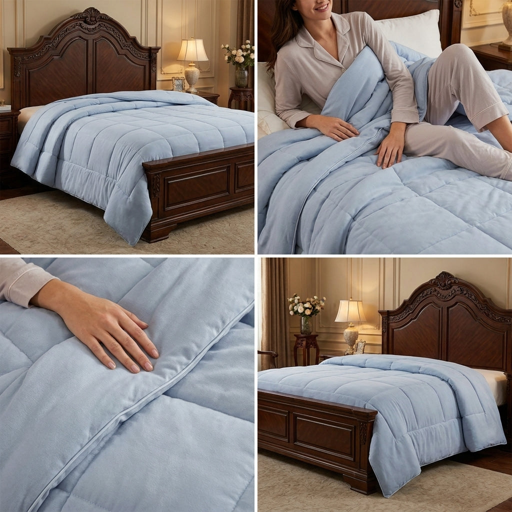 Luxe Bamboo Fabric AC Quilt – Royal Comfort Redefined Product Code :- 55B185RKEH