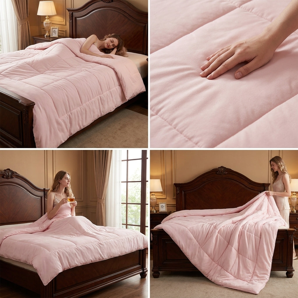 Luxe Bamboo Fabric AC Quilt – Royal Comfort Redefined