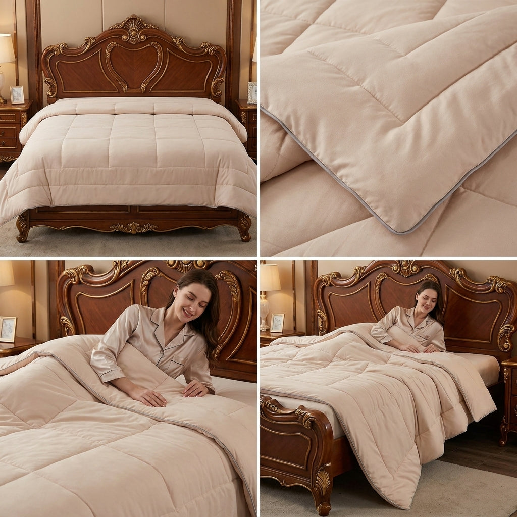 Luxe Bamboo Fabric AC Quilt – Royal Comfort Redefined Product Code :- 55B185RKEH