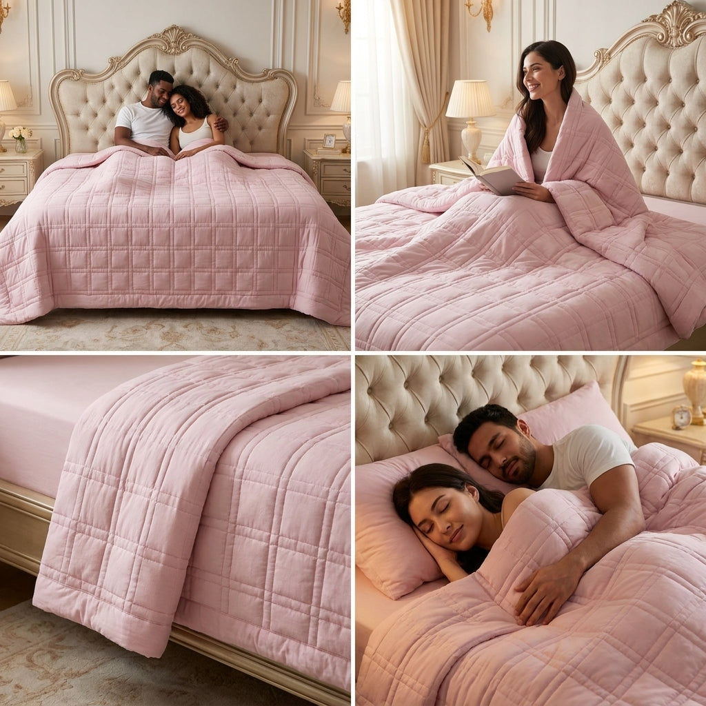 Luxe AC Quilt – 500 Thread Count | Royal Comfort Redefined