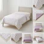 Floral  Lace Comforter – Single Bed Size (160 × 220 cm) 🌸