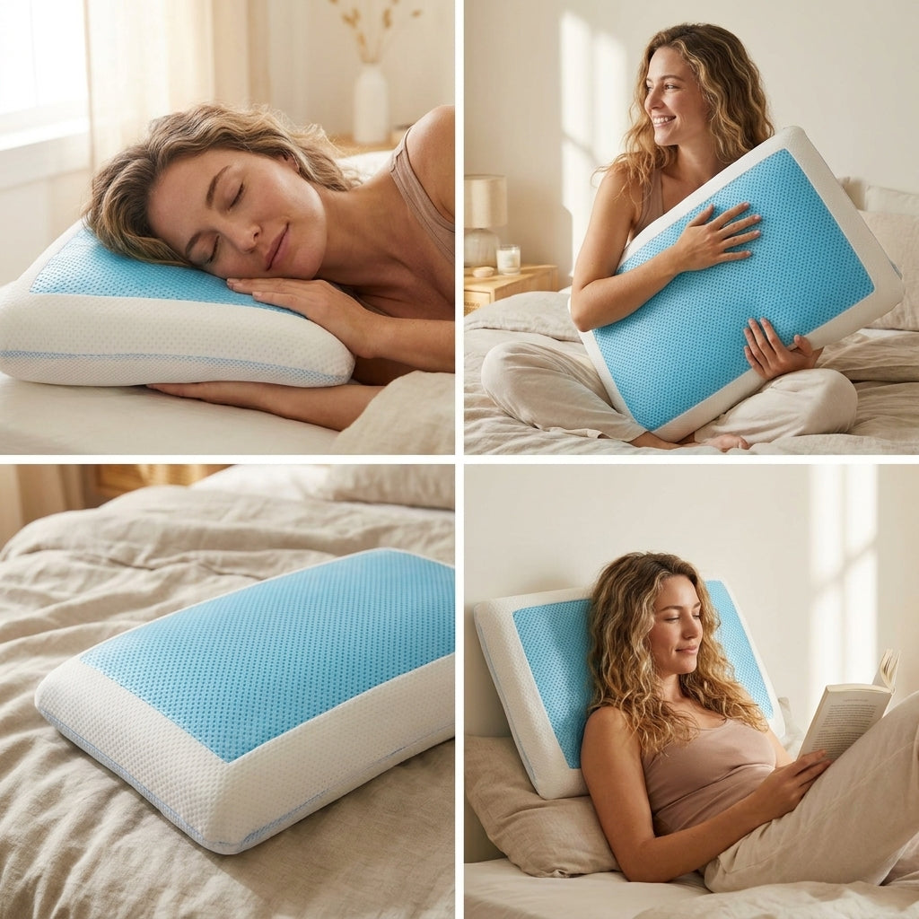 Premium Cool Gel Pillow – Cooling Comfort & Support