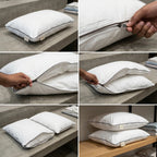2-in-1 Couple Pillow – Convertible Twin Pillow Design