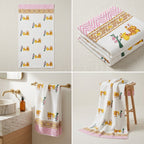 Waffle Cotton Bath Towel – 61 x 29 Inches
