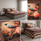 Digital Printed Bedsheet Set – King Size (3 Pieces)