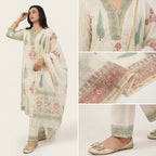 Gul shabnam 3-Piece Stitched Suit ⭐