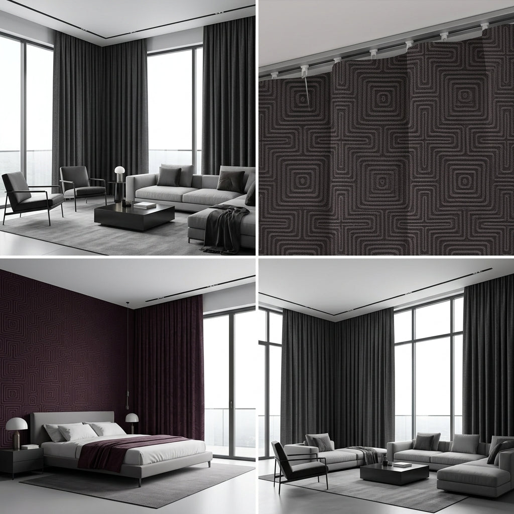 Premium Blackout Curtains – Custom Made for Channels & Rods