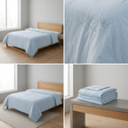 Soft Cotton Comforter with Swarovski Butterfly Design- King Size