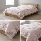 Premium  English Floral Print Printed Comforter | Double bed