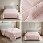 Premium  English Floral Print Printed Comforter | Double bed