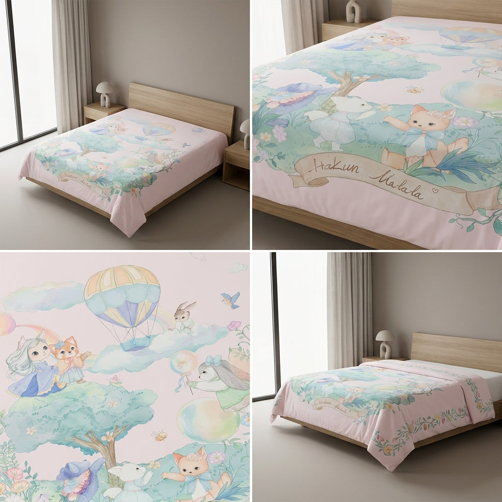 Premium Baby Comforter | Ultra-Soft & Cozy | Cute Cartoon Prints