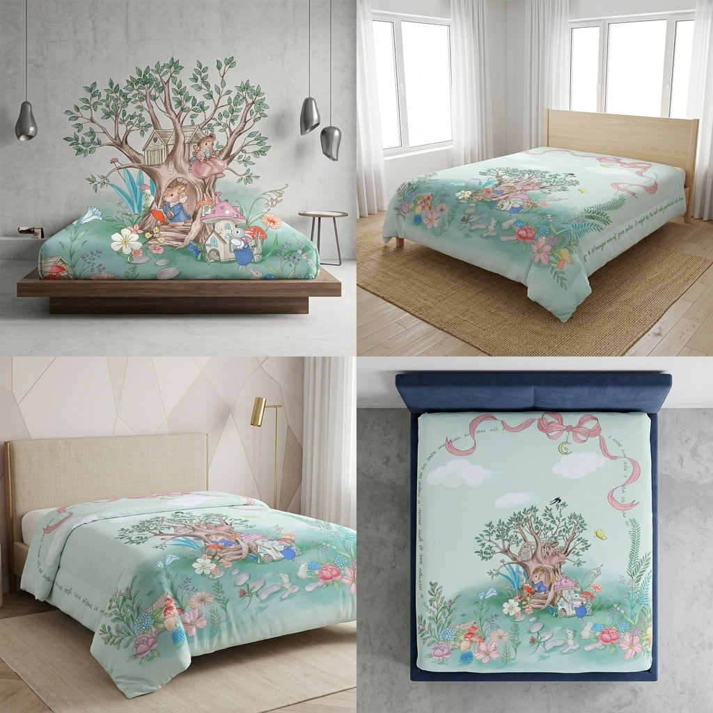 Premium Baby Comforter | Ultra-Soft & Cozy | Cute Cartoon Prints
