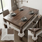 Transparent Dining Table Cover – 60 × 80 Inches