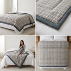 ✨ Check Mate AC Comforter – Ultra Soft King Size Comfort ✨